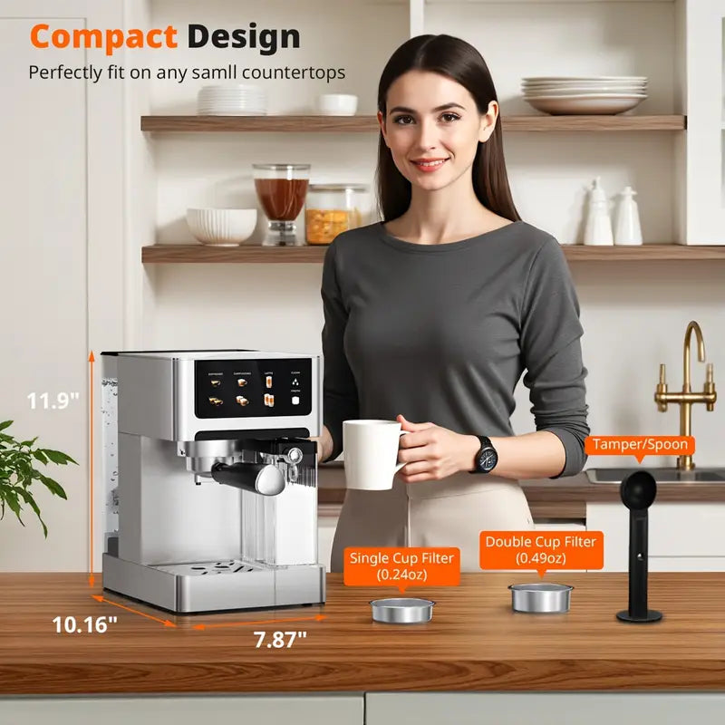3-in-1 Latte & Cappuccino Maker