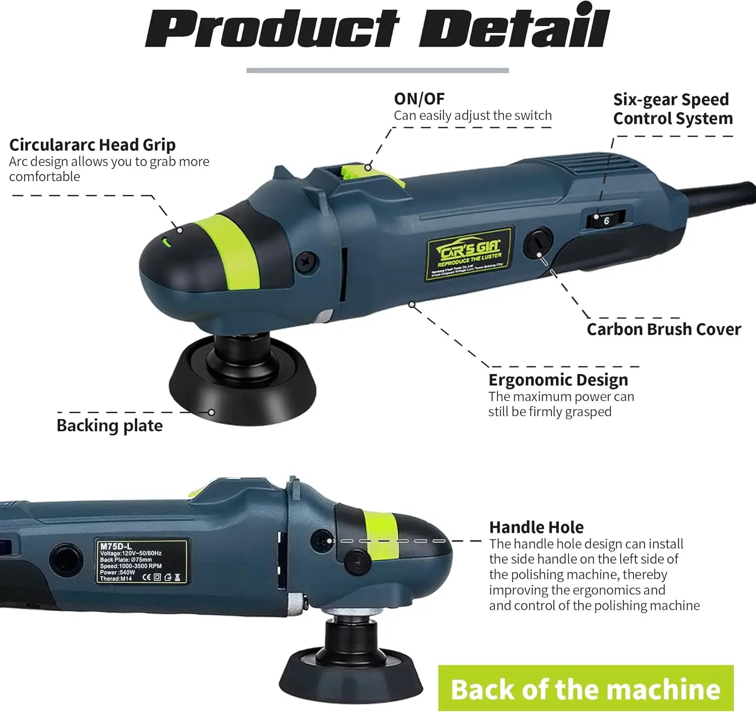 Car'S Gift Buffer Polisher